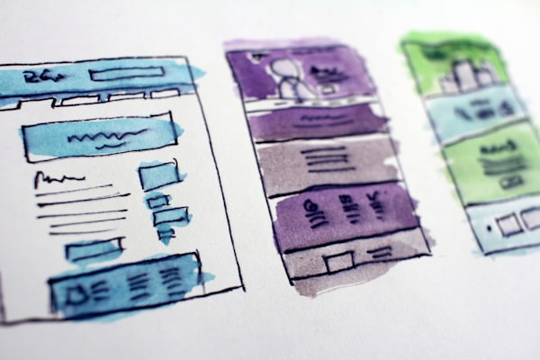 Web design workspace